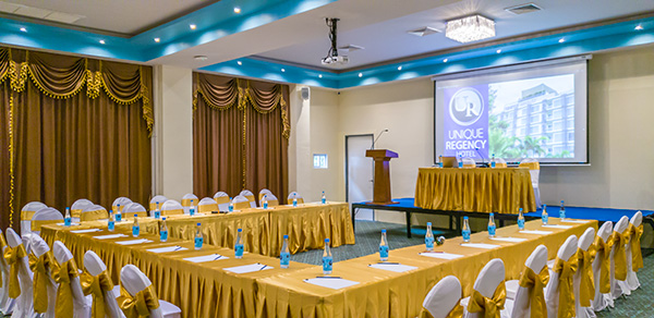 Banqueting and Conferencing - Boardroom Seating meeting room for your M.I.C.E. events in south Pattaya Thailand.