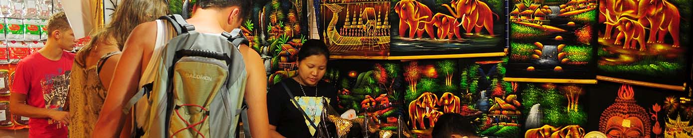 Shopping Malls and Markets in and nearby Pattaya and Jomtien.